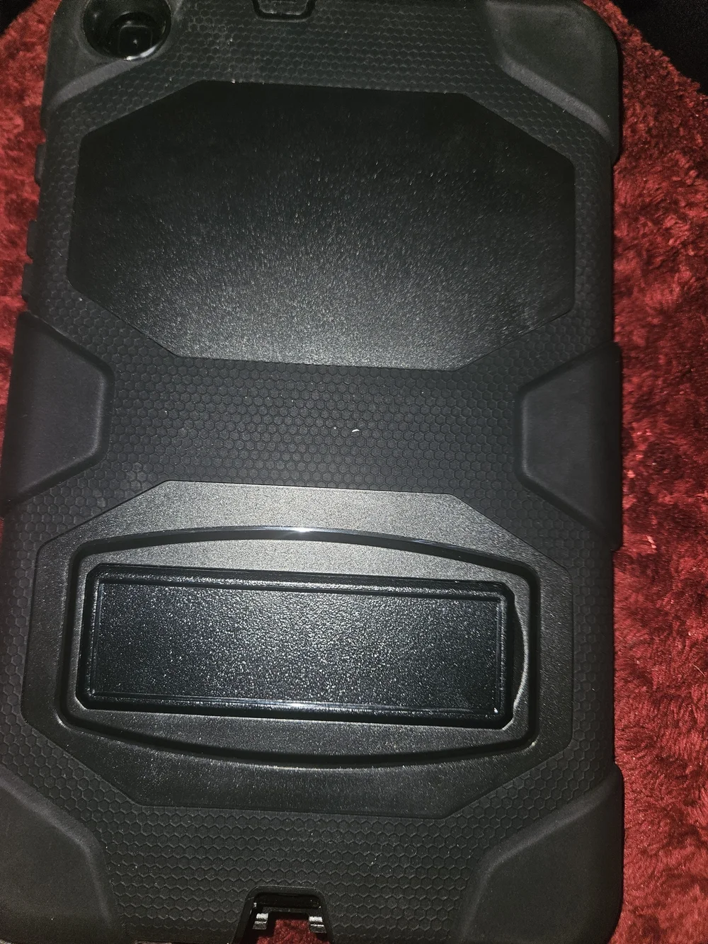 Samsung Tablet with Black Protective Case